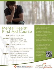 Mental Health First Aid Course